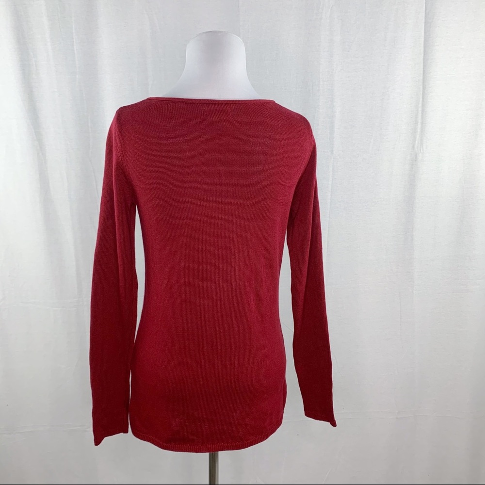 Old Navy red pullover crewneck sweater - Picture 7 of 12